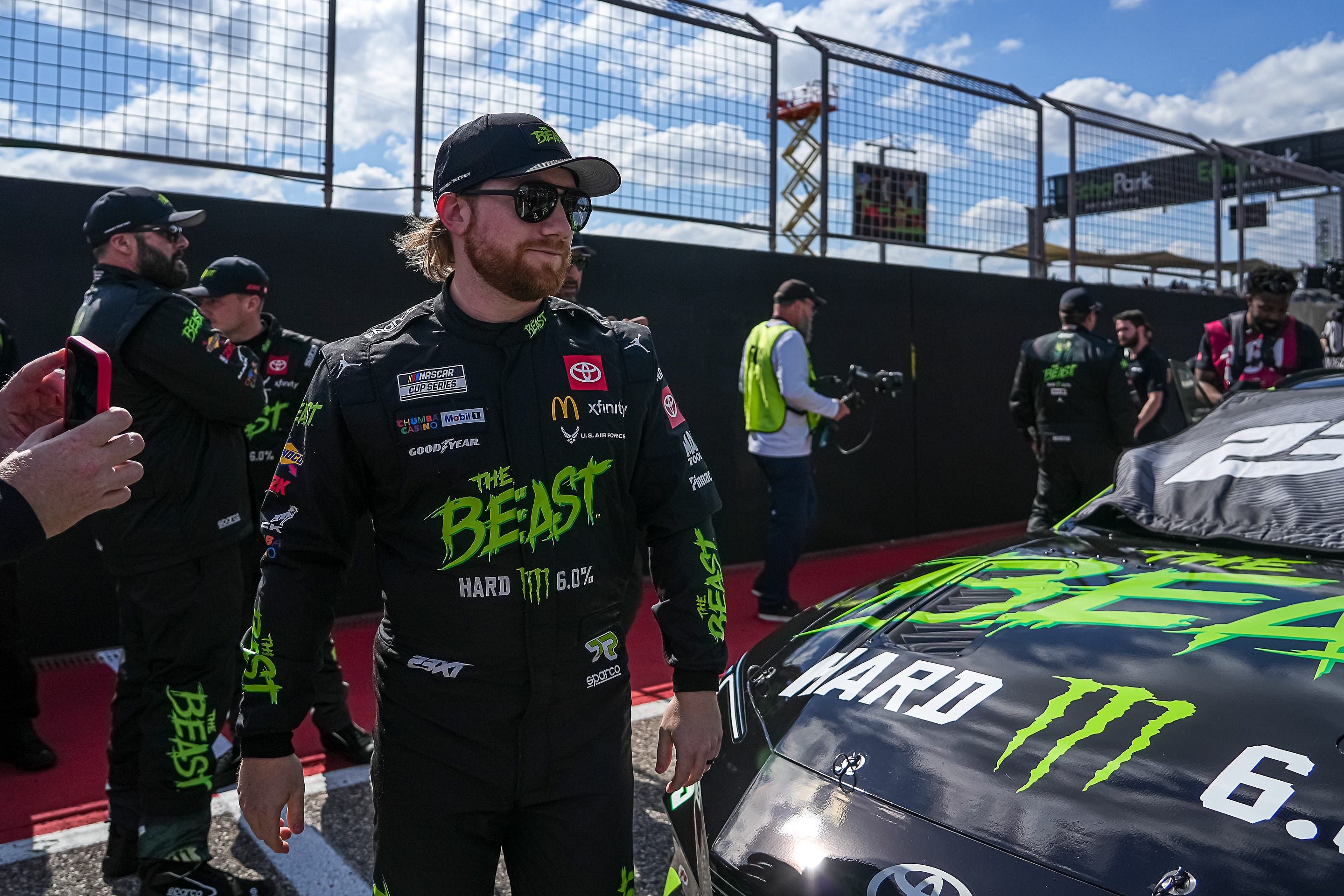 Tyler Reddick drives the #45 Toyota Camry for 23XI Racing - Source: Imagn
